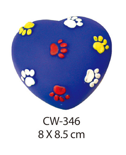 Dog Toy of Vinyl Heart for Dog