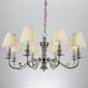 Wrought Chandelier with Fabric Shade (SL2085-6)