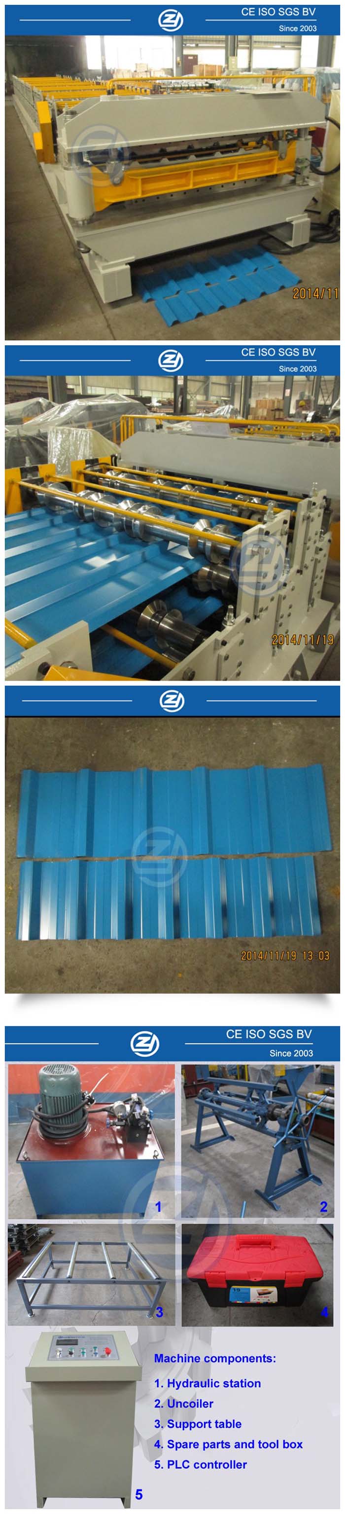 China Double Layer Panel Roll Forming Machine