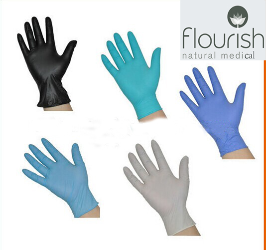 Cleanroom, Workshop Disposable Nitrile Gloves Approved by CE, FDA