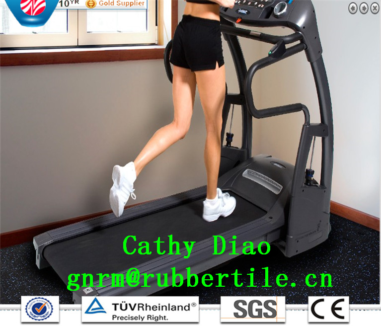 Interlocking Gym Flooring Anti-Slip Rubber Flooring Gym Flooring Mat Sports Rubber Flooring