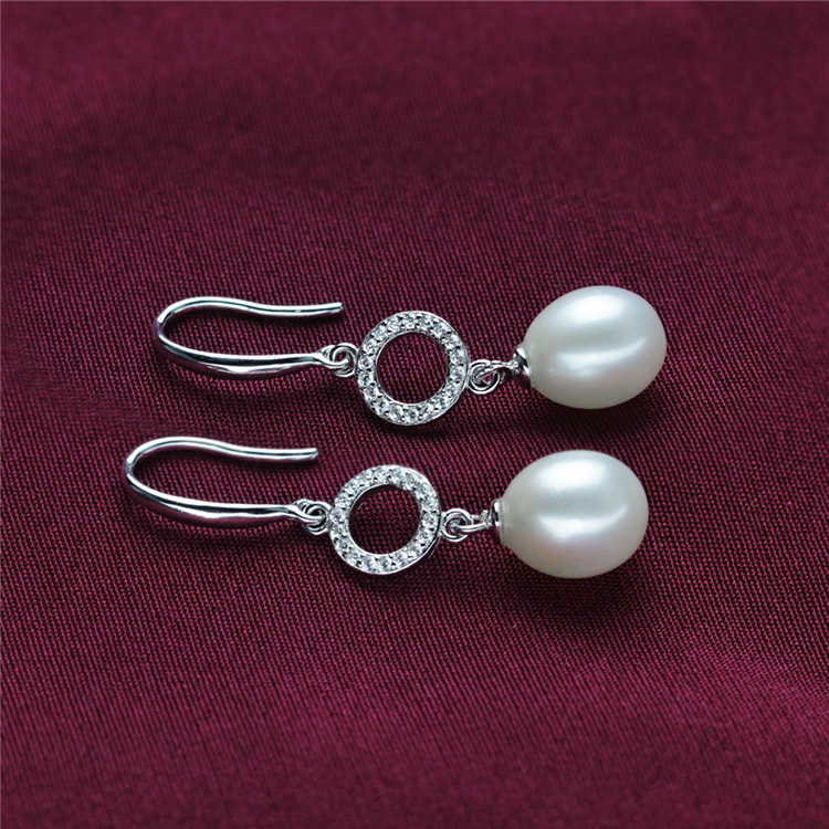 Long Style Natural Real Pearl Earring Jewelry