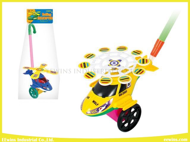 Push Pull Toys Helicopter Plastic Toys