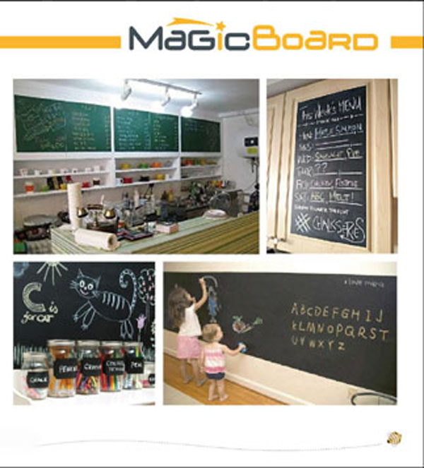 Self-Adhesive Black Chalkboard for Shool and Office Supply