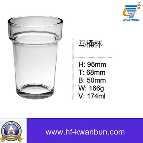 Elegant Glass Cup Tea with Good Price High Quality KB-HN056