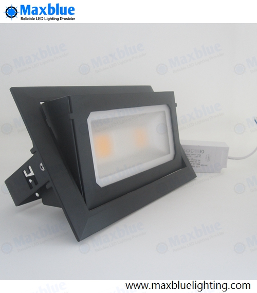 CRI 90ra 40W 45W Epistar COB LED Flood Downlight