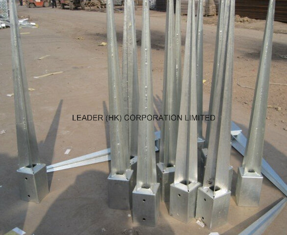 HDG Ground Spike, High DIP Galvanized Anchor