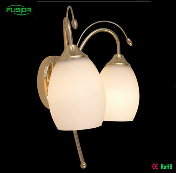 European Style Glass Wall Lamp/Wall Sconce for Decoration (8103/2W)