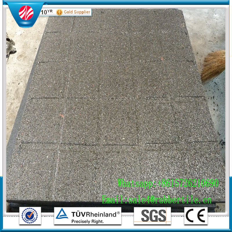 Soft Rubber Floor Tile, Wearing-Resistant Rubber Tile, 1m Rubber Tile