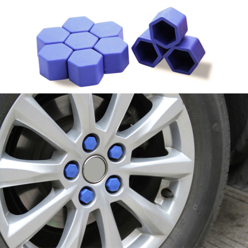 20PCS Silica Car Hub Bolt Caps - Auto Parts