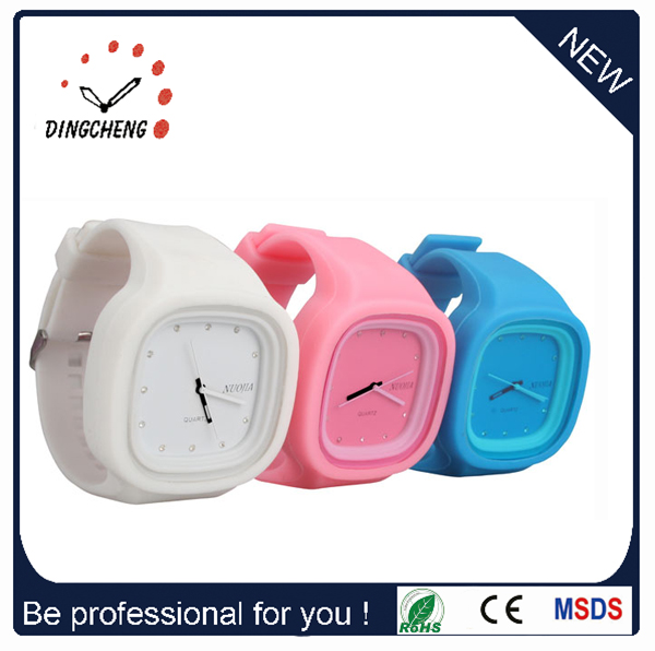 Fashion Watches Jelly Digital Silicone Sport Wrist Watch (DC-392)