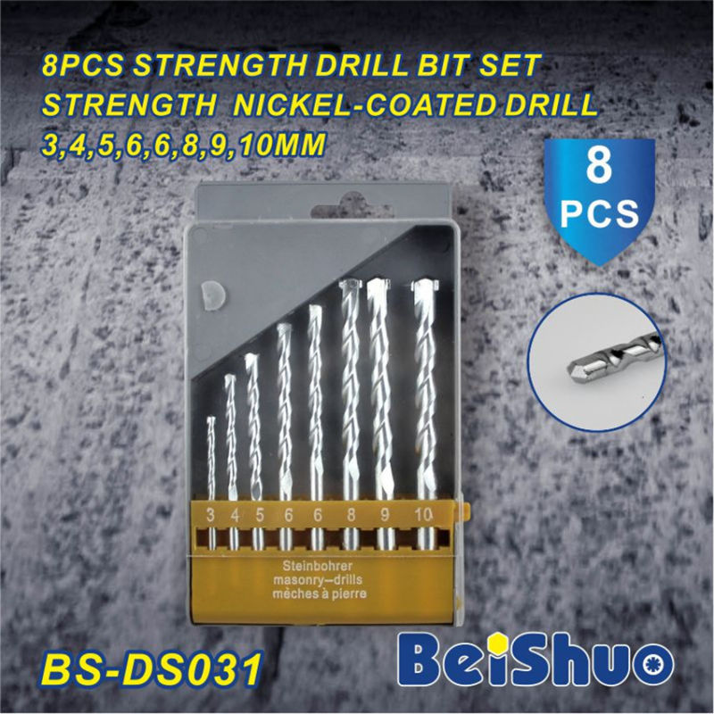 8PCS HSS Drill Bits Set