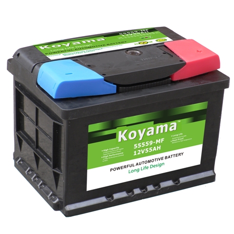 Vehicle Battery 55559 Acid Maintenance Free Vehicle Battery 12V55ah