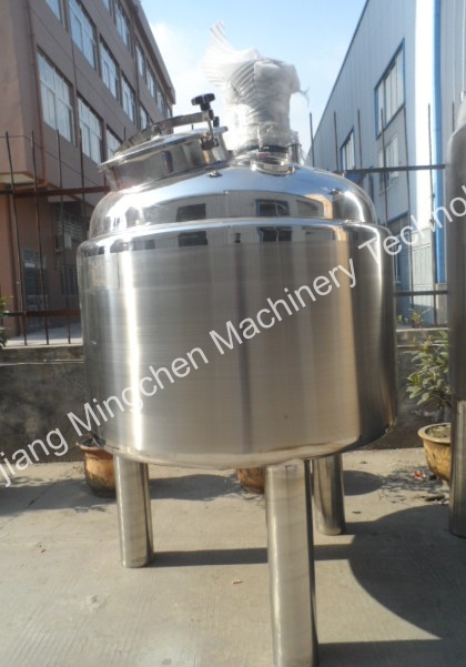 Three Layers Jacketed Stainless Steel Tank with Agitator