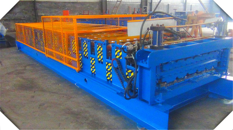 Metal Galvanized Dual Level or Double Layer Roofing Sheet Roll Forming Machine