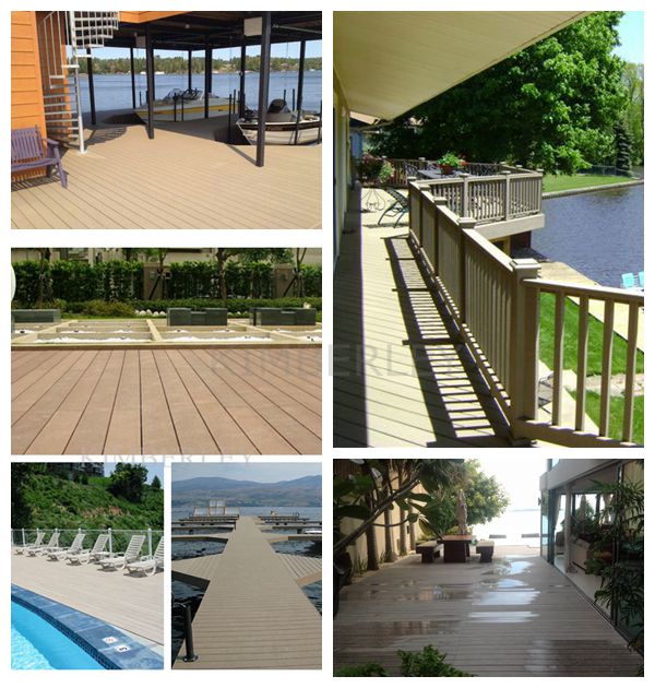 Factory Price Solid Wood Plastic Composite WPC Decking