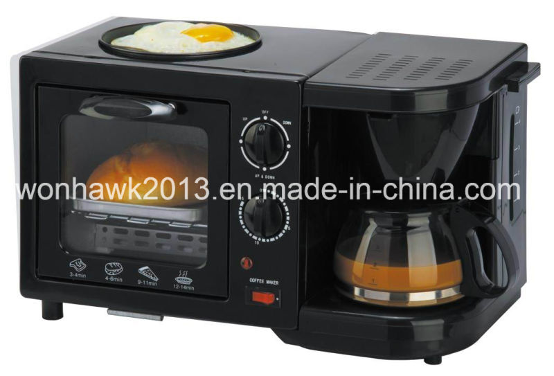 3 in 1 Electric Oven Breakfast Maker Coffee Maker