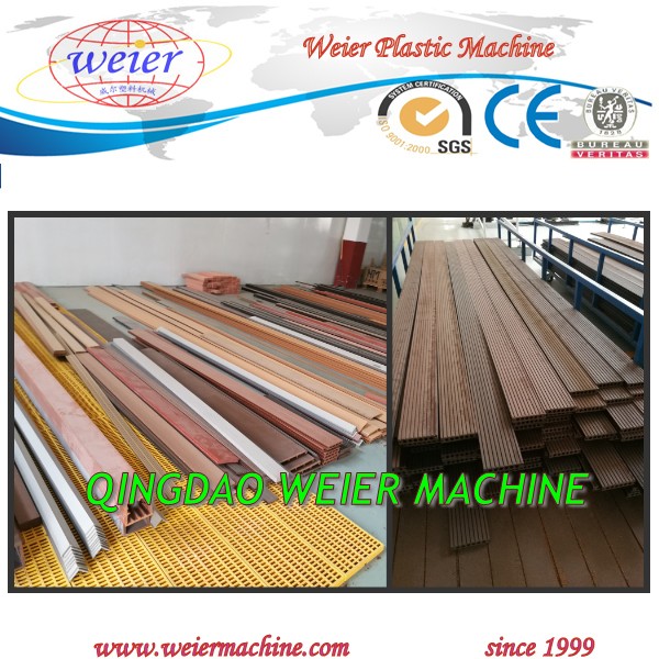 WPC PE Wall Panel Profile Extruder Machinery with High Quality