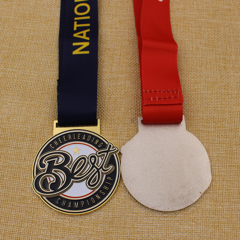 Custom Metal Karate/Running/Coin/Medallion/Gold/Silver/Bronze/Enamel/Marathon/Badge/Sport Medal with Ribbon