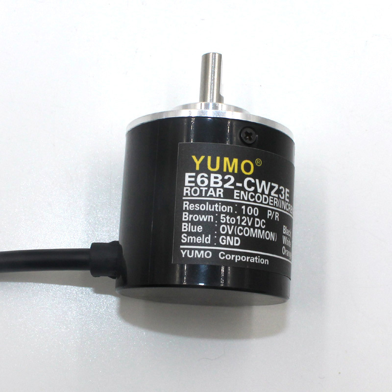 Yumo E6b2-Cwz3e 100PPR 5V 12V DC Shaft Incremental Rotary Encoder