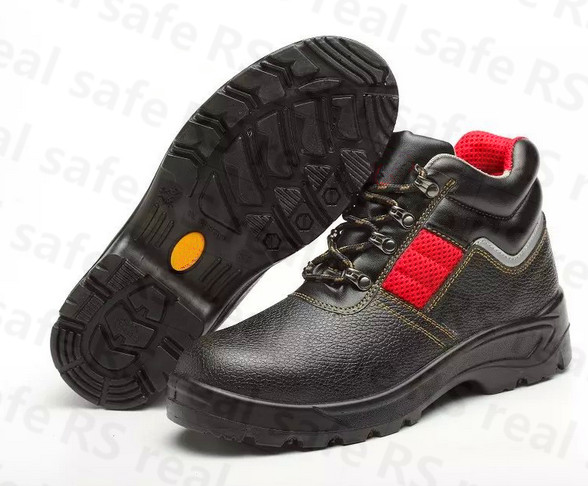 Safety Shoes Type and Leather Upper Material Mining Safety Boots