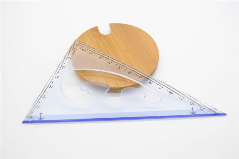 School Triangular Plastic Ruler Set for Office Stationery