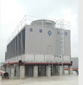 FRP CTI Certified Rectangular Cooling Tower Cross Flow Cooling Tower Jnt-250-8