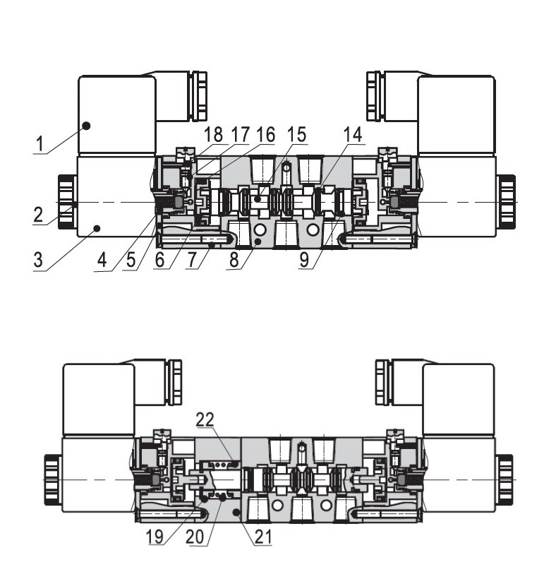 5/2 Way Solenoid Valve