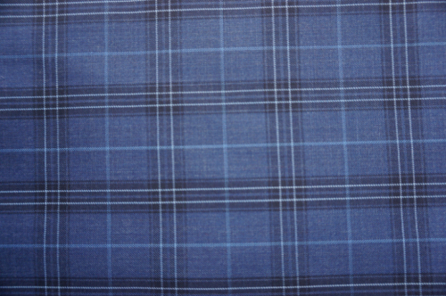 Plaid Wool Fabric for Suit and Jacket