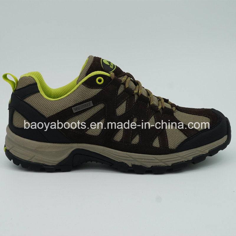 Good Style Genuine Leather Men Hiking Shoes with Waterproof