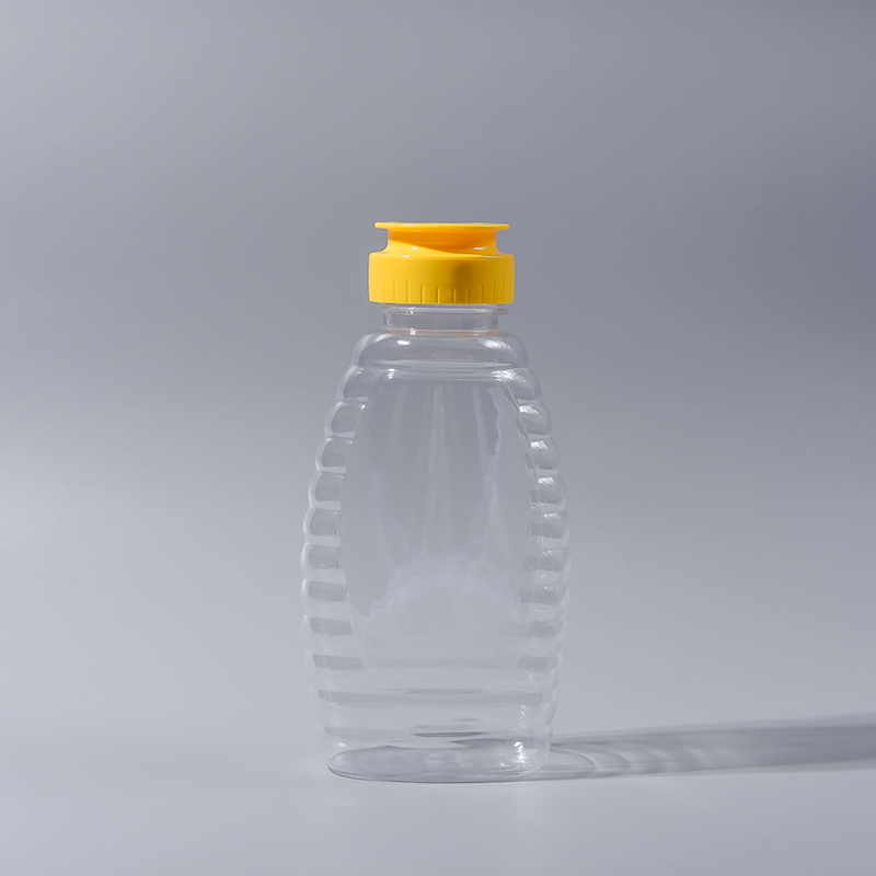375g Plastic Bee Honey Bottle Jam Bottles Ketchup Bottle (EF-H10375)
