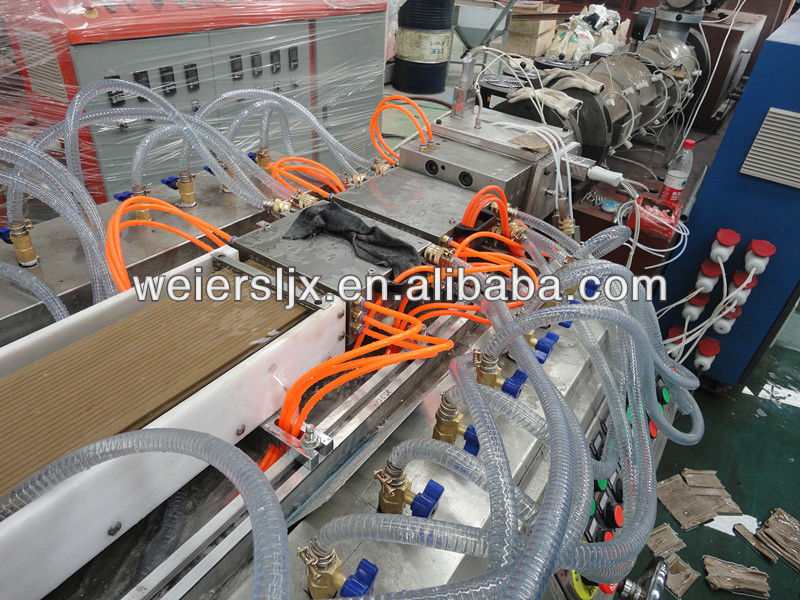 CE Sjsz- 65/132 Wood Plastic Extrusion Making Machine Line