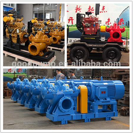 S Sh Double Suction High Flow Rate Centrifugal Industrial Electric Water Pump