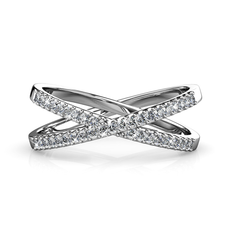 Destiny Jewellery Crystal From Swarovski X-Type Ring