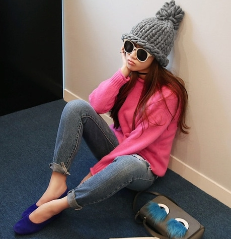 OEM ODM New Fashion Hand Knit Winter Hat