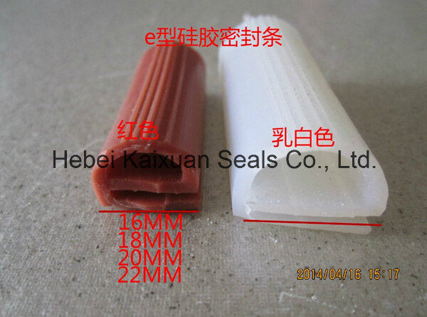 E Shape Extruded Silicone Gasket Silicone Seal Strip