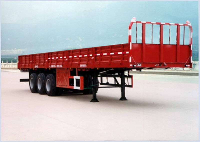 Cargo Transport Semi Trailer 3 Axle 40 Tons Cargo Trailer