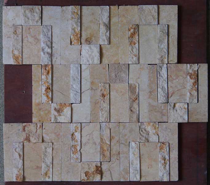 Natural Surface Wall Tile Marble Stone Mosaic (HSM190)