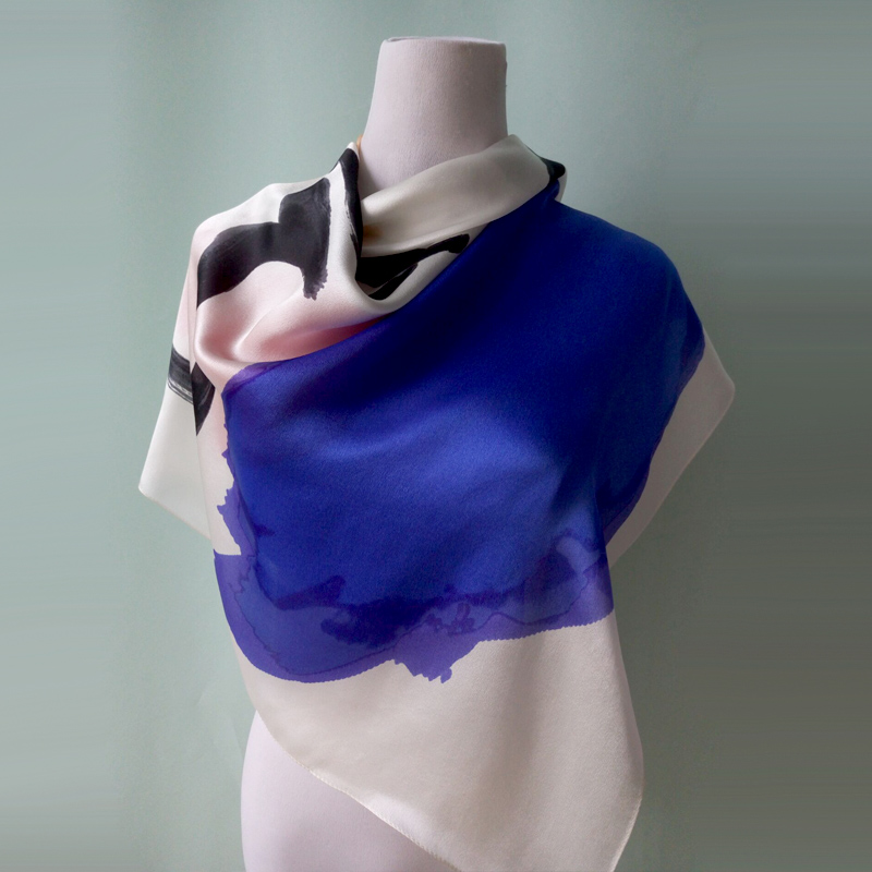 Women Pure Silk Square Scarf Shawls Factory