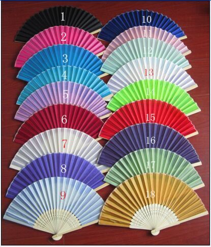 Wedding Silk Fan Wedding Favors for Guests Personalized