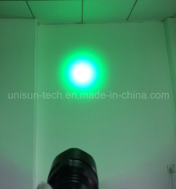 10W Green CREE T6 LED Flashlight, Rechargeable LED Torch Light