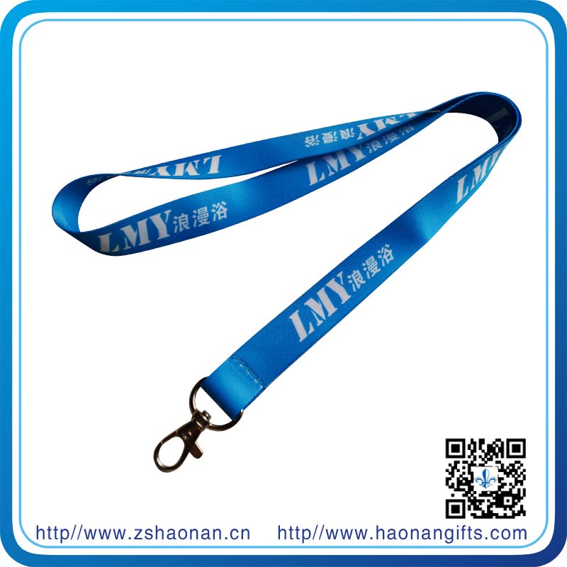 Subilimation Print Heat Transfer Printing Lanyard with Metal Buckle