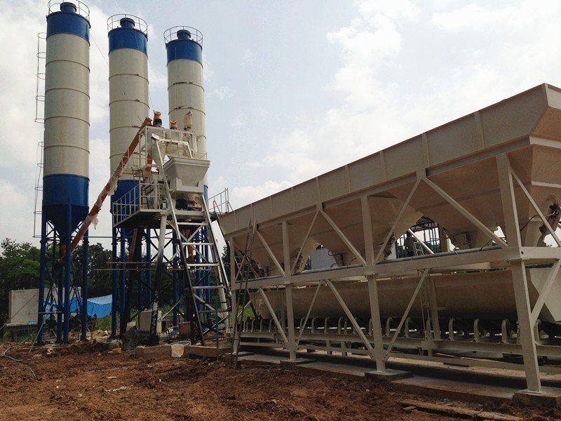 High Efficiency Automatic Concrete Mixing Plant Hzs50 (50M3/h)