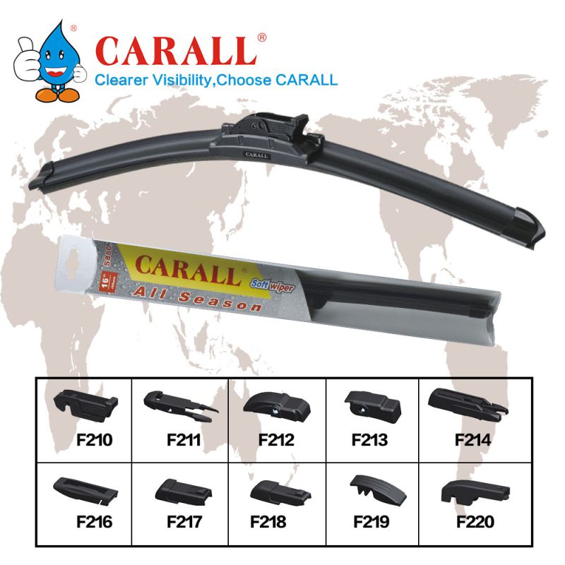 Carall S981A Automechanika 2017 Brand New Super Plus Auto Parts Multifit 10 in Vision Saver Windshield Flat Wiper Blade