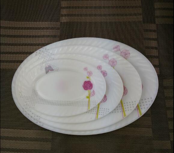 Opal Glass Dinner Set