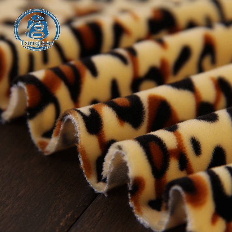 animal print polar fleece fabric