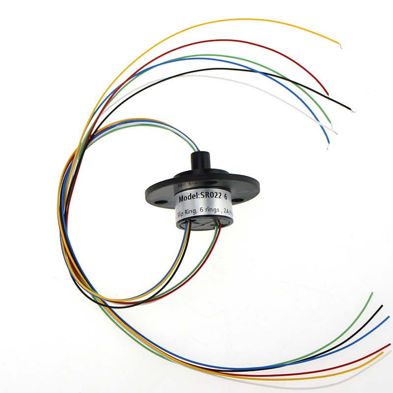Yumo Sr022-6 6wires with Flange Swivel Rotary Joint Slip Ring