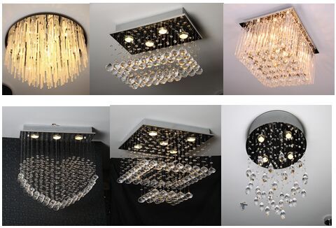 Decorative Indoor Hotel Crystal Pendant Light