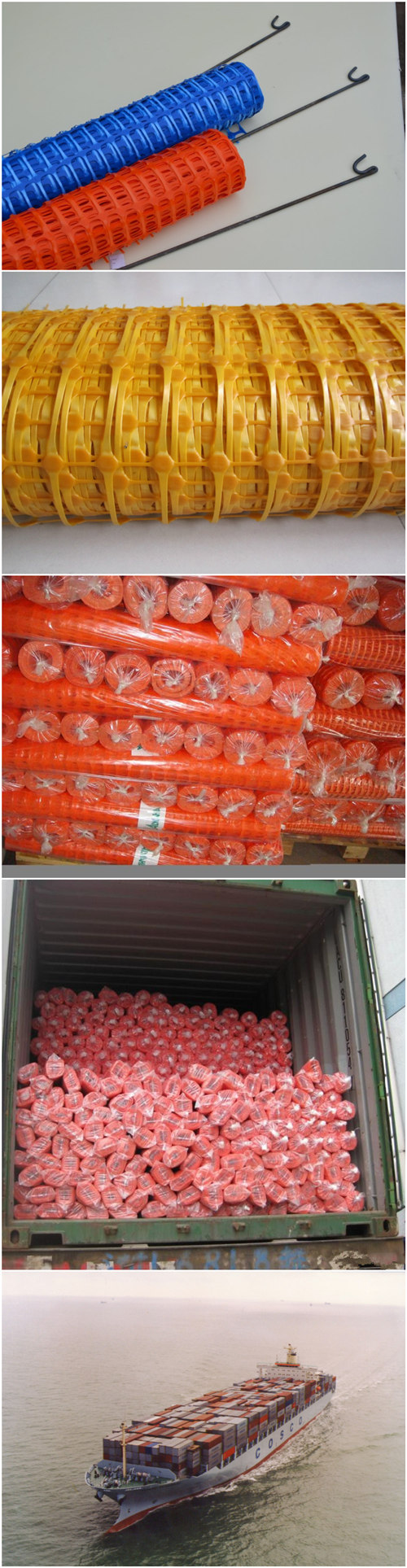 China Good Quality HDPE Orange Safety Fence (ZDOSF)