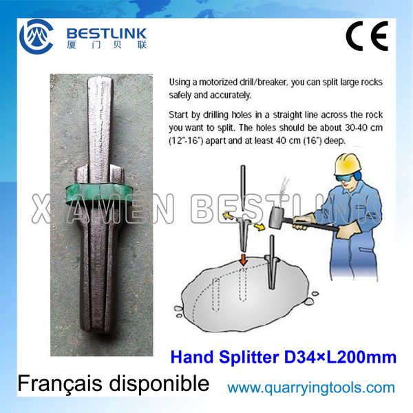 Hand & Manual Rock Tools Splitters for Stone